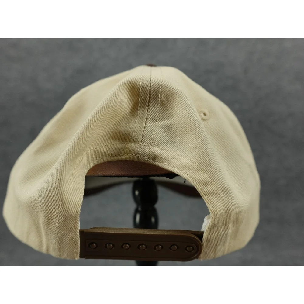 Walli Text Me Later Snapback Hat Unisex OSFM Cream Brown Excellent‎ Streetwear